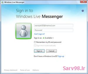 دانلود رایگان نرم افزار Windows Live Messenger چت در ویندوز